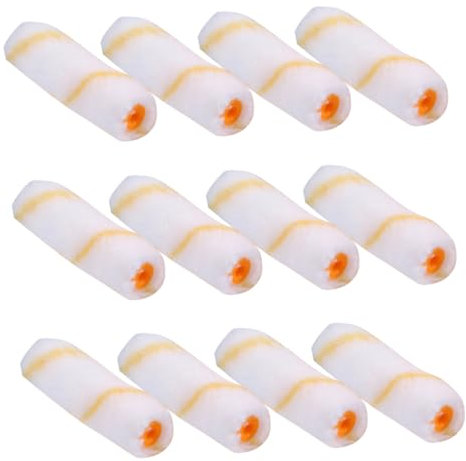 20St Farbrolle Wandrolle Malerwerkzeuge Streichwerkzeug Rollensatz Reiniger für Farbwalzen Rollenwerkzeug Bodenrolle kleiner Rollpinsel kleine Rollen Rollwand Betonwalze Polyester Uonlytech