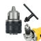 Mandrin de meuleuse d'angle, tête de conversion de mandrin de perceuse, adaptateur de perceuse électrique, mandrin de perceuse à trois griffes, accessoires d'outils de travail du bois, adaptateur de
