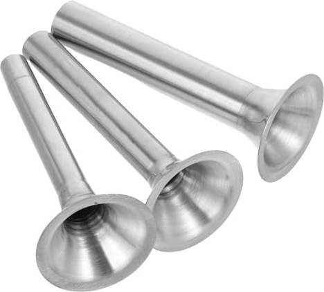 KONTONTY Imbuto per Salsiccia in Acciaio Inossidabile, Kit 3 Pezzi per Insaccatrice Professionale Compatibile Varie Macchine, Design Versatile per Uso in Cucina