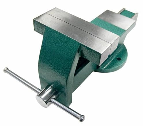 AMA Schraubstock aus Stahl, 150 mm, ideal für Werkstatt, Länge 6 in und Gewicht 12,57 kg, robust und zuverlässig