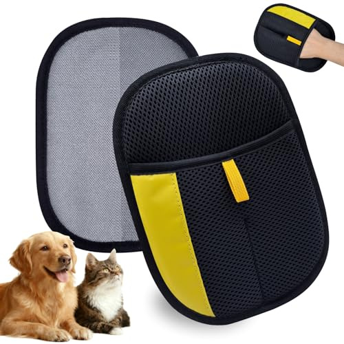 XIDEAEO Pet Hair Removal Glove, Pet Hair Gloves for Dogs & Cats