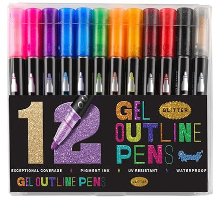 Generisch 12 Stück Kerzenstifte, Kerzen Bemalen Set Wachsstifte für Kerzens, Taufkerze Selber Machen Set, Candle Pen Kerzenfarbe Kerzenpen, Ideal zum Kerzen Dekorieren & Gestalten (B)