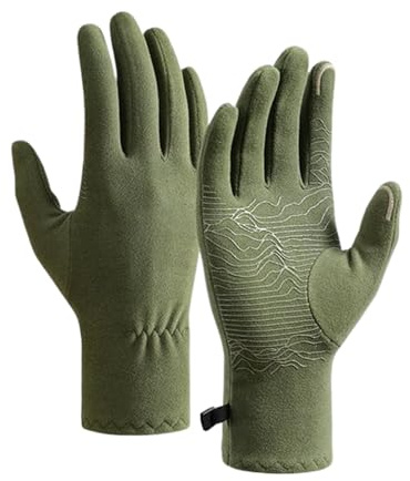 Guantes de escalada genéricos – Equipo para clima frío con pantalla táctil, guantes deportivos – para mujeres y hombres, invierno, viajes, camping, senderismo, montaña y senderos