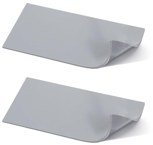 2 STK 20x10cm Bügeleisen Ablagematte Für Easy Press, Silikon Bügelunterlage Zuschneidbare Hitzepressmatte Hitzebeständig Heat Press Mat Transfer Für T-Shirt HTV Vinyl Craft Bügeltransferprojekte
