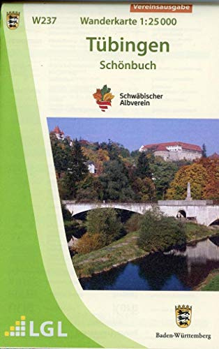 W237 Tübingen - Schönbuch: Wanderkarte 1:25.000 (Wanderkarten 1:25 000)