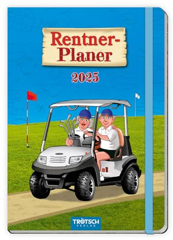 Trötsch Buchkalender Rentnerplaner 2025: Taschenkalender Geschenkkalender