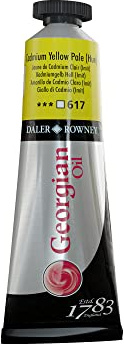 Daler Rowney Farben Georgian Ölfarben 38ml, Cadmium Yellow Pale [Spielzeug]