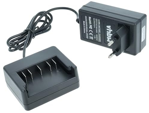 vhbw caricabatterie compatibile con Bosch GSA 18 V-LI, GSB 18-2-LI, GSB 18 VE-2-LI, GSB 18v-li, GSB 18 V-LI, GSK 18 V-LI batterie di attrezzi