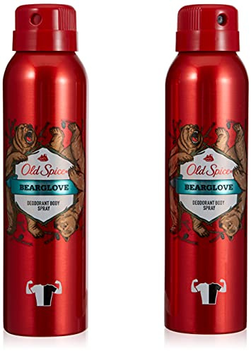 Old Spice Deo Spray 2x150ml (300ml) Bearglove 1er Pack (1 x 360 ml)