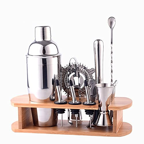Juego de Coctelera Coctel Shaker Set Jigger Botón Botella Botella Alcohol Bar Bar Accesorio Cóctel Coctelero Sitio de vino Stirrer Pourer Bartender Kit Regalos Agitador de Cócteles ( Color : K16-2 )