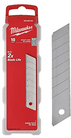Milwaukee Nachfüllpack für Cuttermesser Abbrechklinge 25 mm