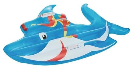 HAPPY PEOPLE Inflatable Floating Shark (77589)