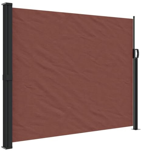 vidaXL Toldo Lateral retráctil marrón 160x500 cm