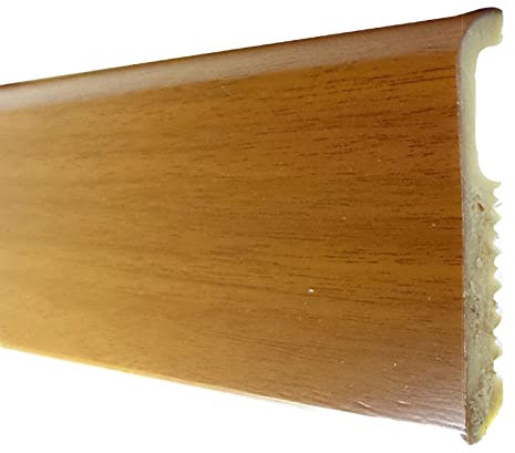 10PZ BATTISCOPA 75X8 POLISTIRENE LISCIO 200 CM FAGGIO