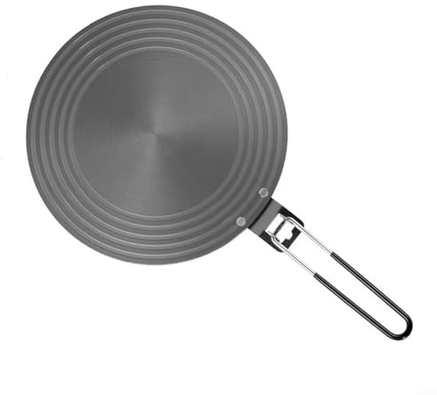 Wärme-Induktions-Diffusor-Platte, Koch-Induktionsadapter mit faltbarem Griff für Milchkaffee-Kochgeschirrplatte (B)