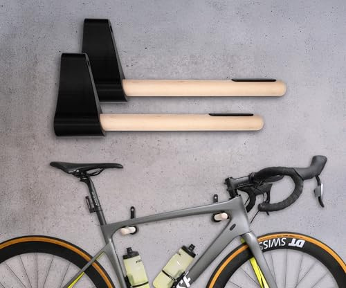 Bike Wall Mount, Minimalistischer Wandhalter für Rennräder | 3D-gedruckter Fahrradhalter für Pain Cave & Wohnzimmer | Bike Wall Mount