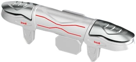 Spelbar utlösare – Mobilkontroller 10 x 1,5 x 2 cm, Fingeravtryckare i ABS + legering, nolllatens speldyna med ergonomisk design | Spelkontroller för tonåringar och vuxna