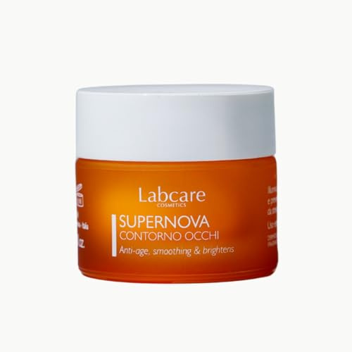 Labcare Supernova Contorno Occhi - Crema Illuminante Anti-Età con Vitamina C, Ectoina e Astaxantina - Riduce Borse, Occhiaie e Linee Sottili - 15ml