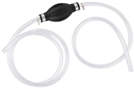 Bomba de Sifón Manual, con manguera de 2 m para transferencia de fluidos, Bomba Aspiradora Manual, Para acuario, cochera, taller, diésel, automoción