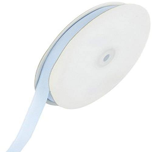 Creative Ideas Solid 3/8-Inch Grosgrain Ribbon, 50-Yard, Light Blue