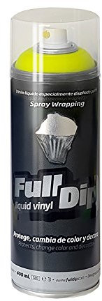 FullDip fld0401 Vinile Liquido, Giallo Fluo, 400 ml