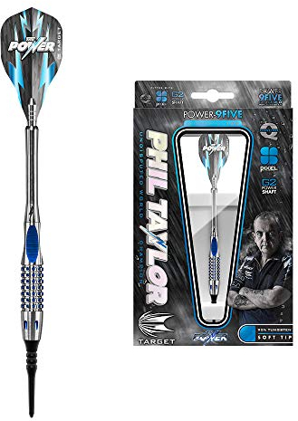 Target Darts - Phil Taylor Power 9Five Generation 2 18G Dartpfeile mit weicher Spitze