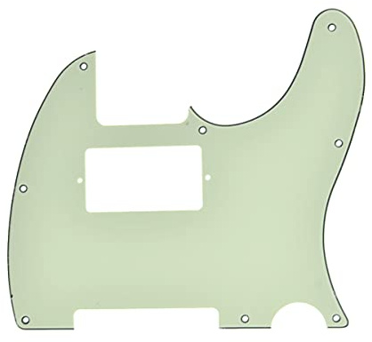 Dopro Humbucker-Plektrumschutz für Telecaster, 8 Löcher, Minzgrün, 3-lagig