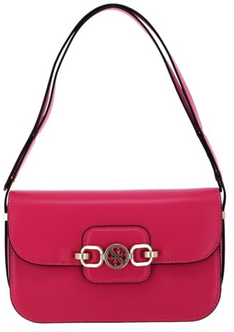 GUESS Hensely Convertible Shoulder Bag Fuchsia