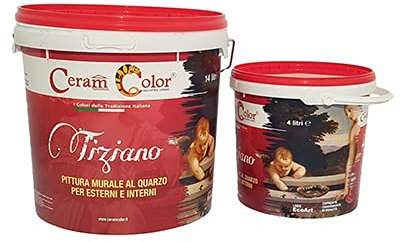 Color Point PITTURA MURALE PER ESTERNI VERNICE BIANCO AD ALTA COPERTURA 14 L