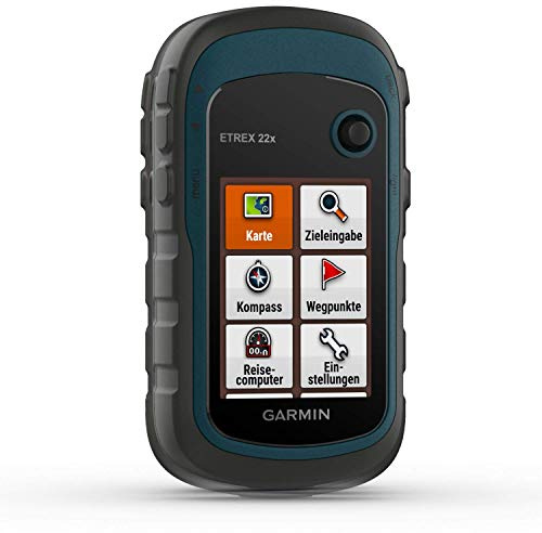 Garmin [renewed] eTrex 22x – robustes, wasserdichtes GPS-Outdoor-Navi mit 2,2 (5,6 cm)Farbdisplay mit Tastenbedienung,vorinstallierter TopoActive-Europakarte und 25 Std Akkulaufzeit [Generalüberholt]