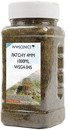 WWS War World Scenics WWScenics | 4mm Herbe Statique Éparse | 1000ml | WSG4-045 | Matériel pour Maquette Réaliste
