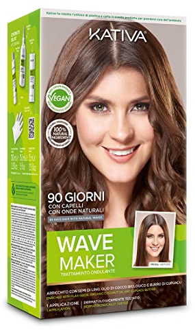 KATIVA Kit Wave Maker - Weiche Wellen & Locken - Vegan & Biologisch - 90 Tage Welleneffekt