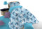 Stitch Disney - Edredón de Invierno Individual, 1 Plaza, Color Azul, de algodón, Marvel, 170 x 260 cm