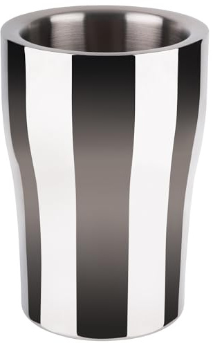 APS 36129 Flaschenkühler, Ø 13 cm außen, Ø 10 cm innen, doppelwandig, 18/8 Edelstahl