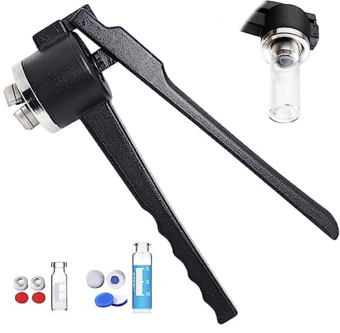 Stainless Steel Bottle Cap Crimping Tool,Hand Held Capping Machine,Easy to Use, Quick Capping,Manual Vial Crimper,For Vials/Stopper/Caps,26mm