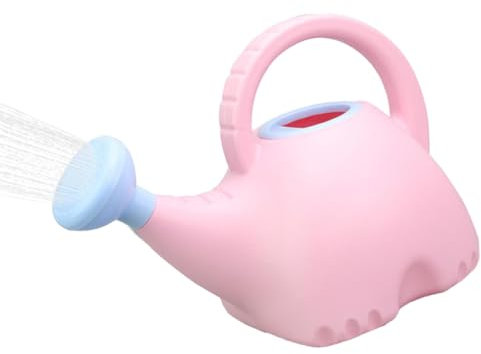 Sghtil Regadera de flores, regadera para niños pequeños - Regadera para diseño de elefante, bonita regadera para exterior | Riego exterior reciclado con boquilla extraíble para jardín