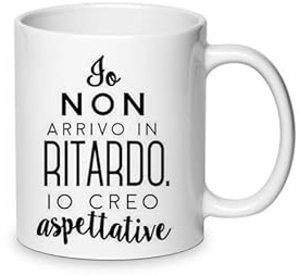 Generico Tazzina caffè Personalizzabile con nome o testo, originale idea regalo per ogni occasione, gadget perfetto per i momenti di relax, per la colazione o il caffè del pomeriggio