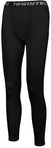 Towintec Garçons Pantalons de Compression Enfants Leggings Collants Jeunes Sports sous-vêtements sous-Couche de Compression Athlétique Respirant Culottes pour Soccer Hockey Basket-Ball Football