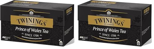 Twinings Of London Té Prince of Wales - 25 Bolsitas (Paquete de 2)