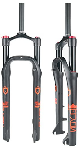 WWERTYY 26 Snowbikes Fat Fork 4.0 Fatbikes Federgabel Mountainbikes Luftgabel 100mm Federweg 1-1/8 Gerade QR Elektrofahrräder Vorderradgabel Manuelle Verriegelung