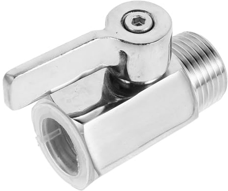 Cabilock Robinet à Boisseau Sphérique Femelle Vanne De Douche Contrôle De Température Vis Vidange Petit Eau Douce Réservoir Débit Tête