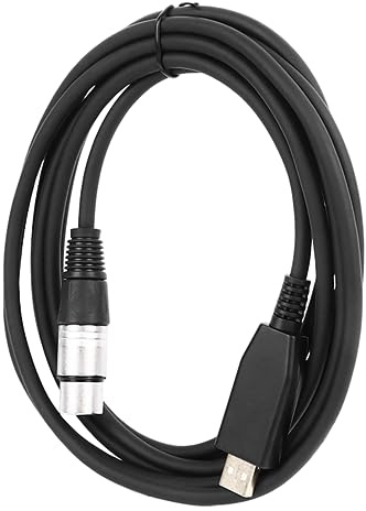 Headerbs Cavo Audio Cavo Audio USB a XLR USB Maschio, Convertitore Microfono Registrazione da 3 Metri per Microfoni, a Femmina, Adatto per Microfoni, Interfacce,