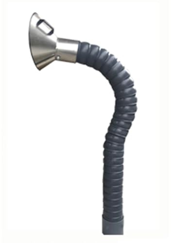 360° Flexible Fume Extractor Arm - 2m Welding Smoke & Dust Collection Hose for Industrial & Laboratory Use, 7.9in/200mm Articulated Extraction System