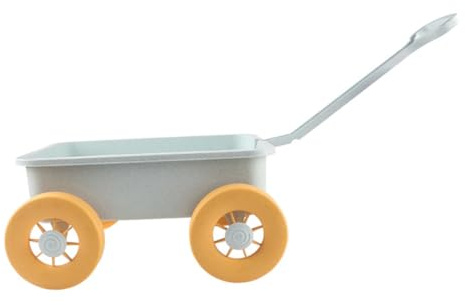 LRXIYODE Strandspielzeug Handwagen Sandspielzeug Trolley mit Sandförmchen und Schaufel Leichtes Outdoor für Kreative Sandspiele Am Strand