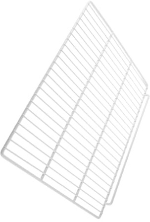 Lurrose Organizador Estante Metálico para Congelador Protector Lateral, Divisor para Refrigerador 45x38 Cm, Estante Rejilla Resistente para Nevera y Almacenamiento Doméstico/comercial