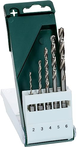 Bosch Accessories 2609255127 Jeu de 5 forets à métaux HSS-G à queue 6 pans