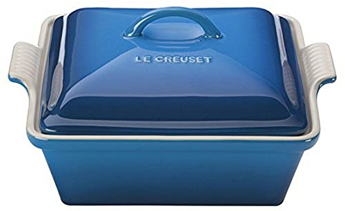 Le Creuset Faitout carré recouvert de grès Heritage Marseille 22,9 cm
