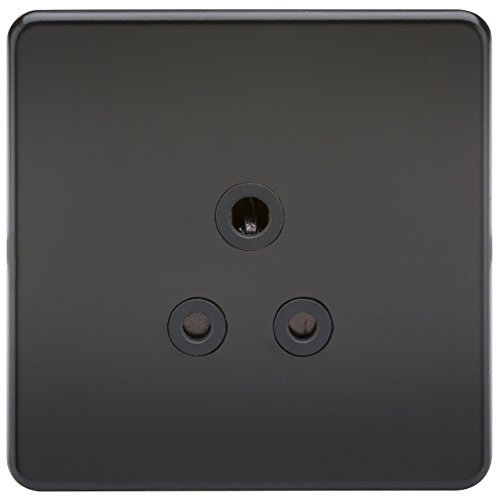 Knightsbridge Sfav5amb 5 A sans vis Non commuté Douille avec Insert Noir – Noir Mat
