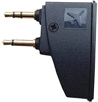 QC15 Flugzeug-Kopfhörer-Adapter, kompatibel mit Bose 700, QC3, QC45, QC35, QC35ii, QC15, QC25, QC20, NC700, SoundLink, II AE2, AE2i, AE2W und weiteren Kopfhörern, vergoldet