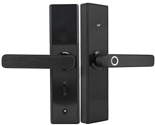 Türschloss für Fingerabdruck, 4 in 1, intelligentes elektronisches Sicherheitsschloss mit Fingerabdruck/Karte/Passwort/Schlüssel, Entriegelung, Türschloss, Diebstahlschutz, wasserdicht.